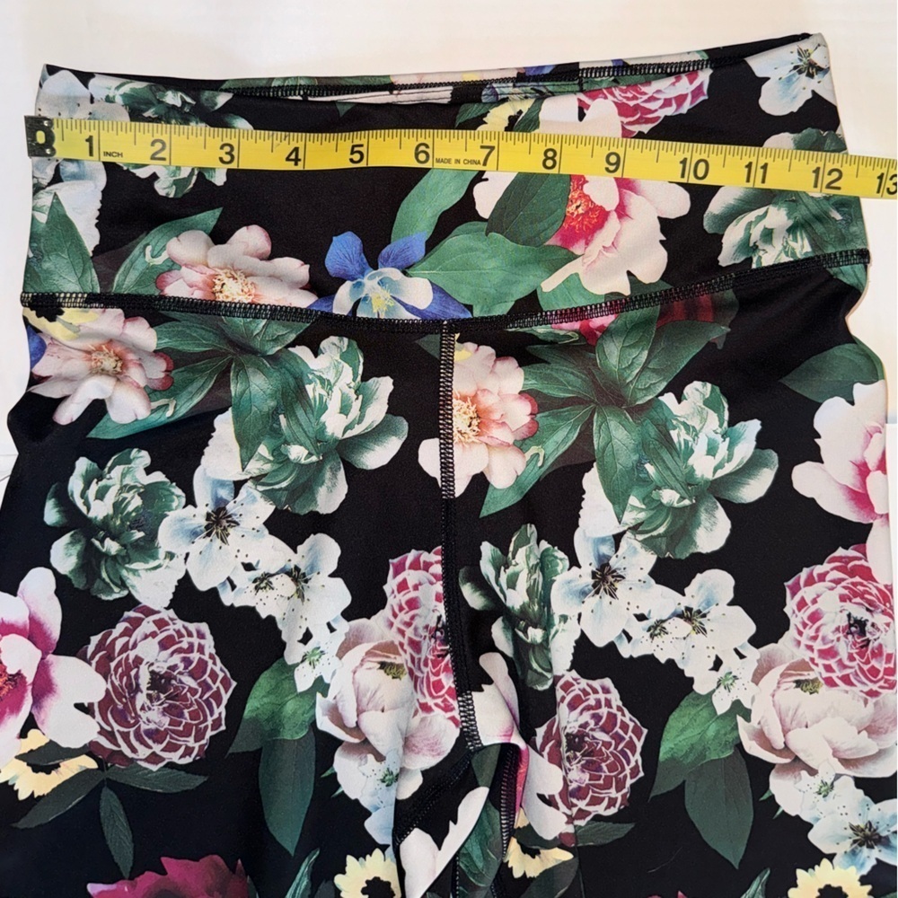 Nike Floral 7/8 High Rise Tights Size Small Like New Excellent Condition - Picture 7 of 8